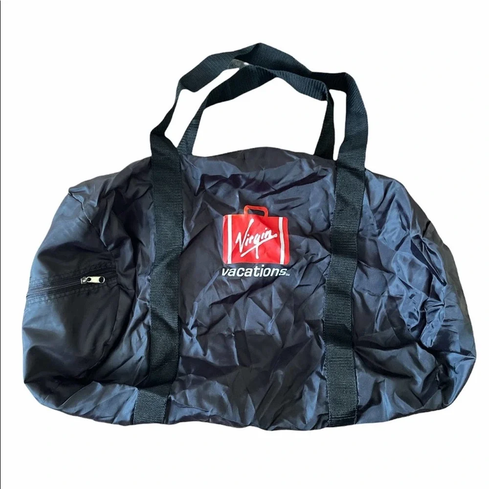 Virgin Vacation Sport/Soccer/Travel Black Tote Bag